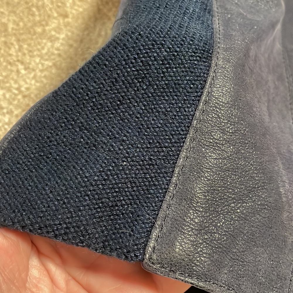 Nice Navy Leather Jacket! - image 5